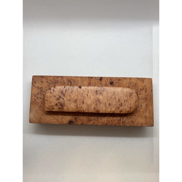 Birds Eye Maple Wood Trinket Box Handmade By Maple Leaf Studio Unique Design - Picture 5 of 6